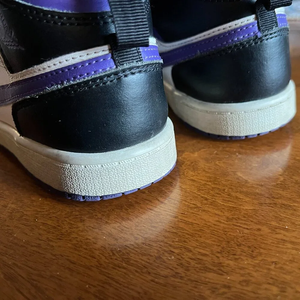Nike Jordan 1 Mid purple and black 3Y